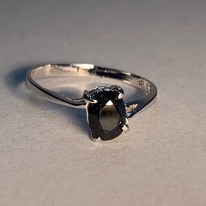 New vintage cocktail ring  SS Sapphire